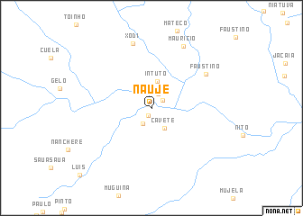 map of Nauje