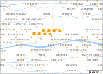 map of Naukaimis