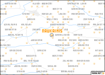 map of Naukaimis
