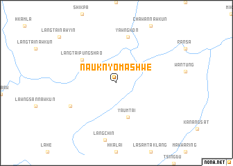 map of Nauknyo Māshwe