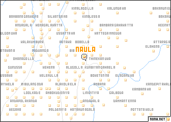 map of Naula