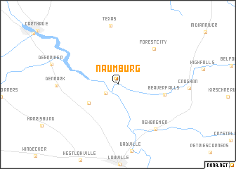 map of Naumburg