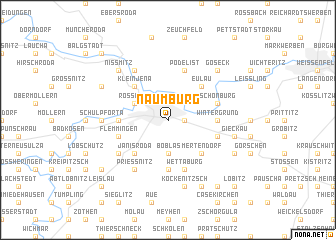 map of Naumburg