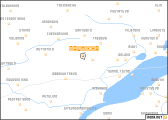 map of Naumikha