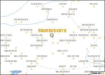 map of Naumovskoye