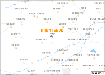 map of Naumtsevo