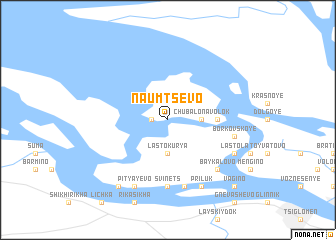 map of Naumtsevo