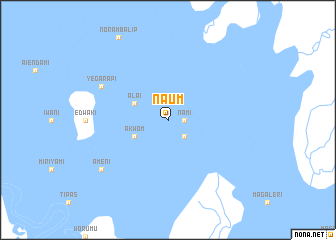 map of Naum