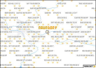 map of Naundorf