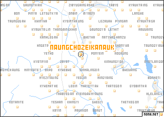 map of Naungchozeik Anauk