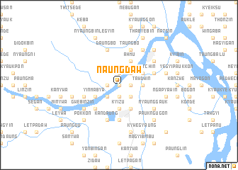 map of Naungdaw