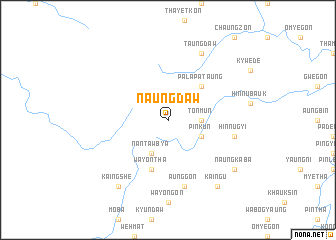 map of Naungdaw