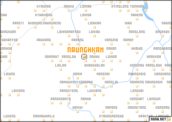 map of Naunghkam
