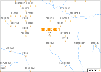 map of Naunghon