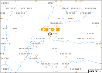 map of Naungkan