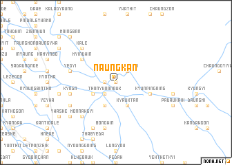 map of Naungkan