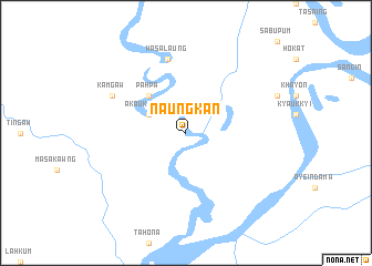 map of Naungkan