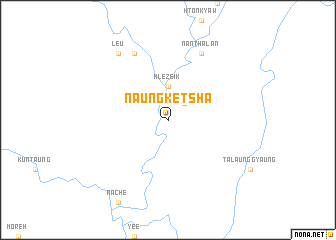 map of Naungketsha