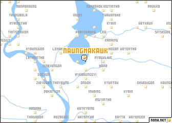 map of Naungmakauk