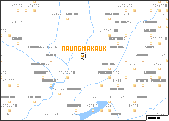 map of Naungmakauk