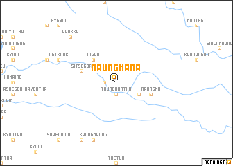 map of Naungmana