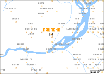 map of Naungmo