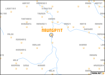 map of Naungpyit