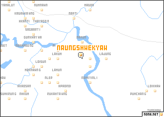 map of Naungshwekyaw