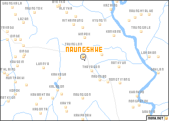 map of Naungshwe