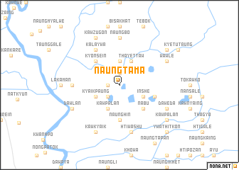 map of Naungtama