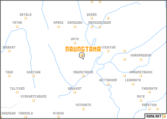 map of Naungtama