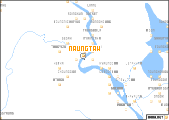 map of Naungtaw