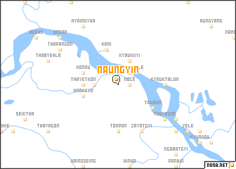 map of Naungyin