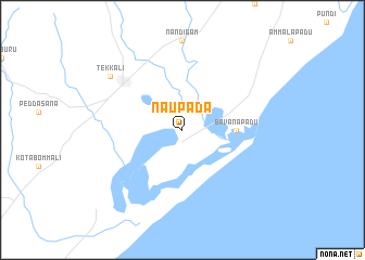 map of Naupada