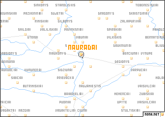 map of Nauradai