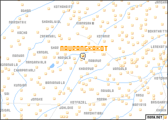 map of Naurang ka Kot