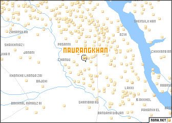 map of Naurang Khān