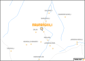 map of Naurang Kili