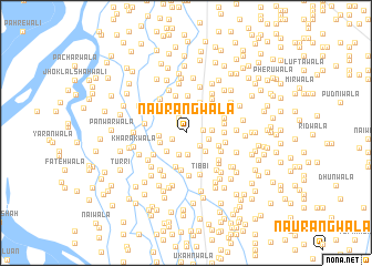 map of Naurangwāla