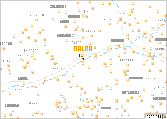 map of Naura