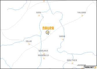 map of Naura