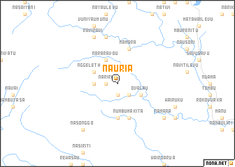 map of Nauria