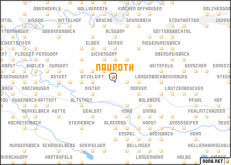 map of Nauroth