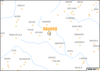 map of Naúrro