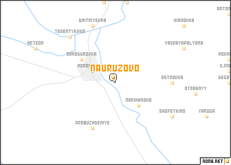 map of Nauruzovo