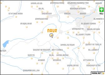 map of Nā‘ūr