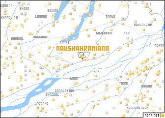 map of Naushahra Miāna