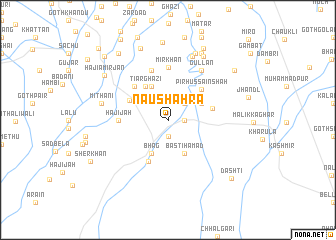 map of Naushahra