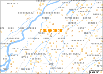 map of Naushahra