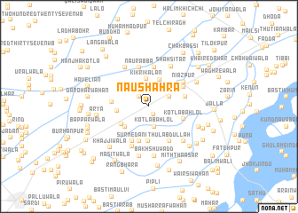 map of Naushāhra